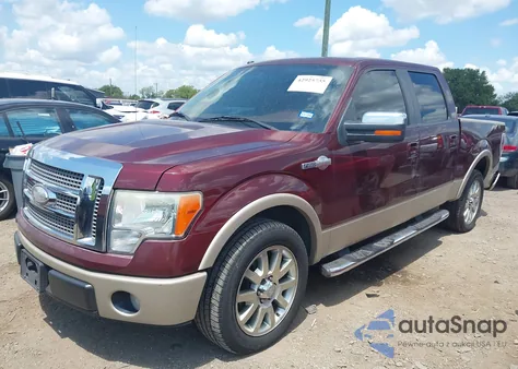 2009 Ford F-150 King Ranch/Lariat/Platinum/Xl/Xlt из США, поврежденный, VIN 1FTPW12VX9KB84845